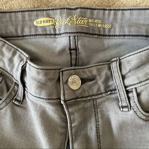Gray Skinny Jeans (Rockstar)